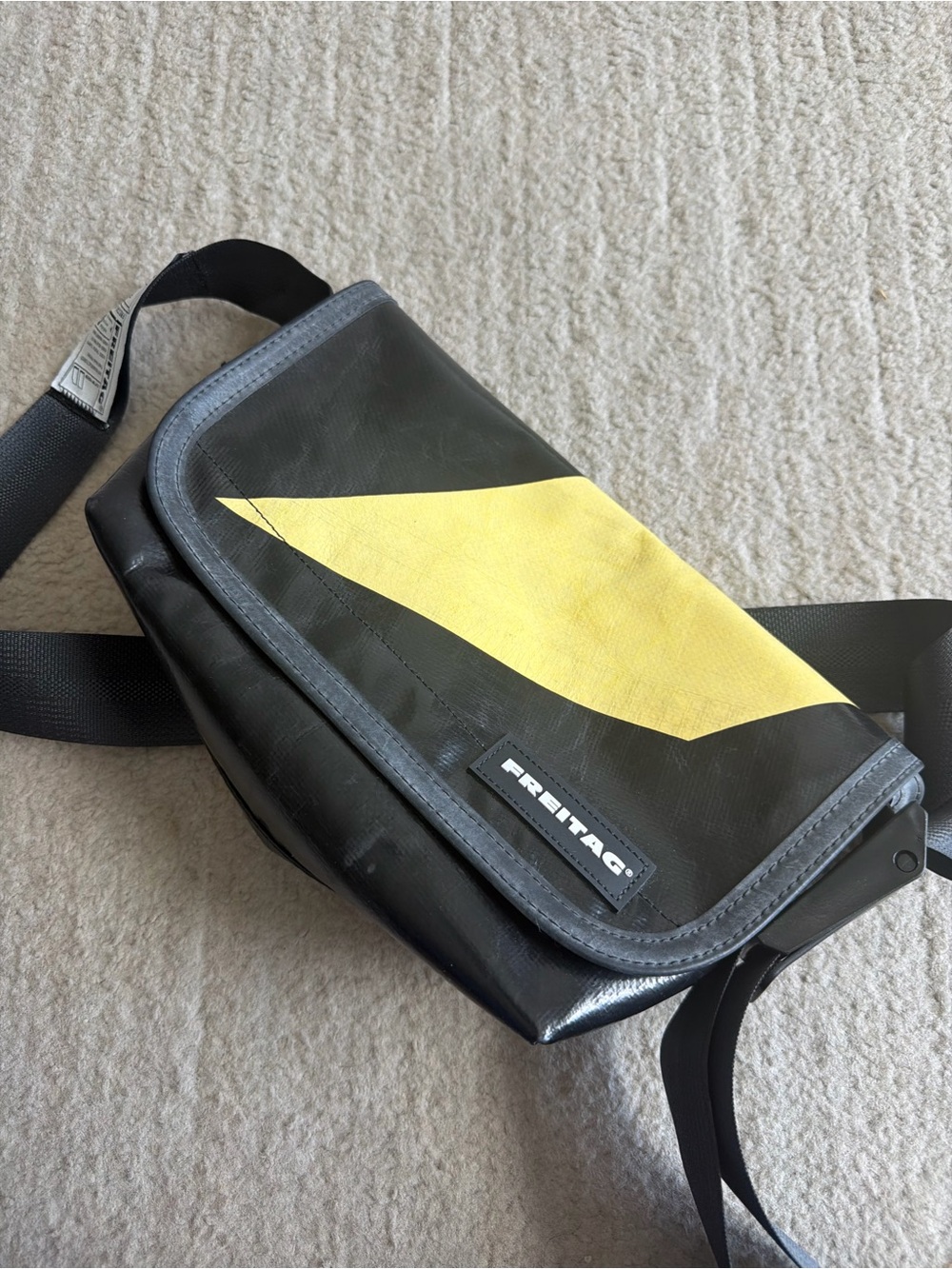 Freitag F41 Black and Yellow bag